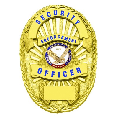 Security Enforcement Officer Gold Shield Badge