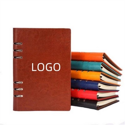 A5 PU Leather Spiral Notebook Writing Journal
