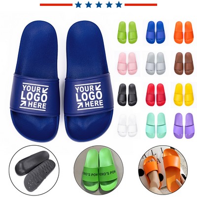 Pure Color Slide Sandals ( Priced Per Pair)