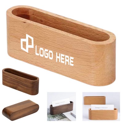 Wood Business Card Holder
