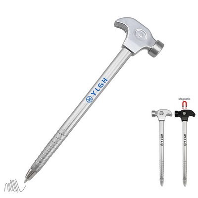 Hammer Shaped Pen With Magnet