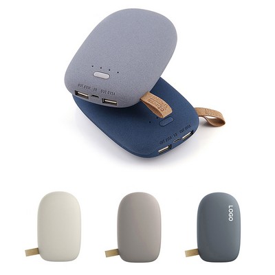 Pebble Shape Power Bank 5000mAh