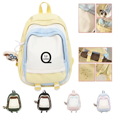 13.4 X 6.7 X 17.3" School Backpack