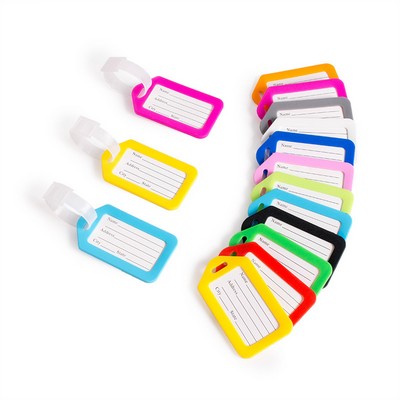 Soft PVC Custom Luggage Tag Holders
