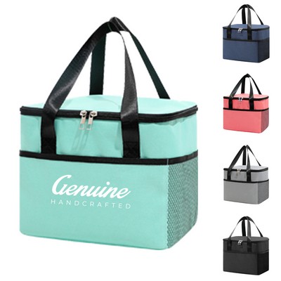 Portable Insulated Cooler Bag with Strap