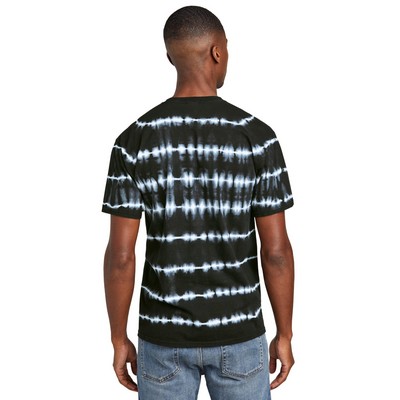 Port & Company Allover Stripe Tie-Dye Tee