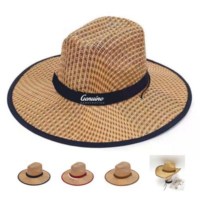 Wide Brim Straw Hat