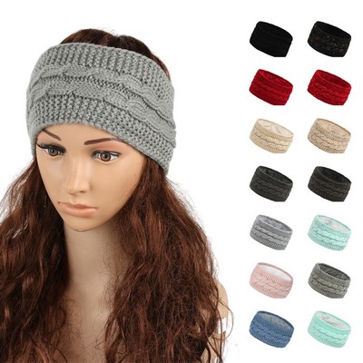 Soft Acrylic Knitted Headband