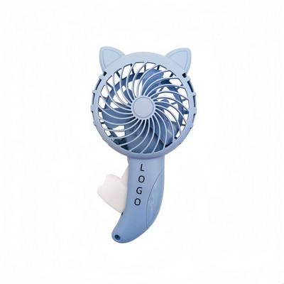 Cute Pp Material Handheld Small Fan