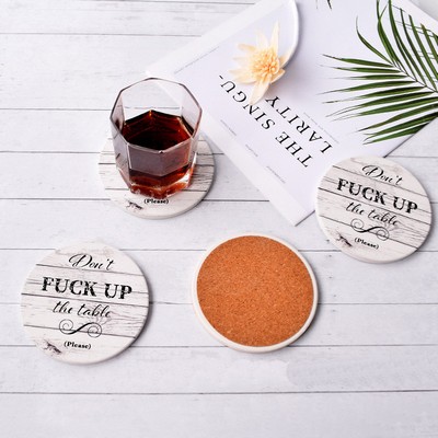 Circular Ceramic Coaster
