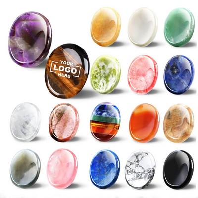 Healing Crystal Worry Stone For Anxiety And Focus