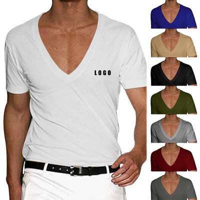 Men's V-neck T-shirt
