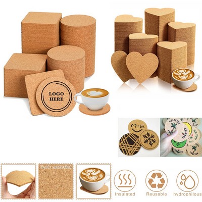 Non-Slip Cork Coasters for Drinks