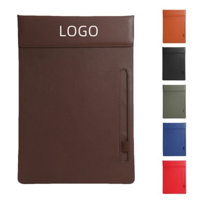 Leather Clipboard With Pen Slot