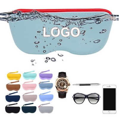 Portable Silicone Sunglass Case Travel Jewelry Pouch