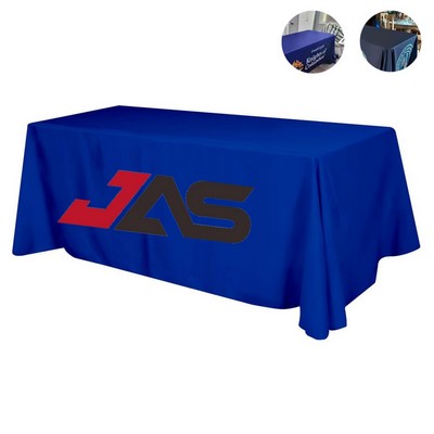 6' Non-Fitted Table Cover with Full Color Dye Sublimation