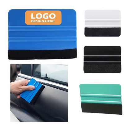 Car Vinyl Squeegee with Soft Felt