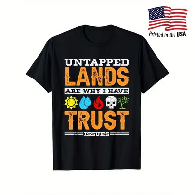 Print in USA Customized PLUS SIZE Men's T-shirt