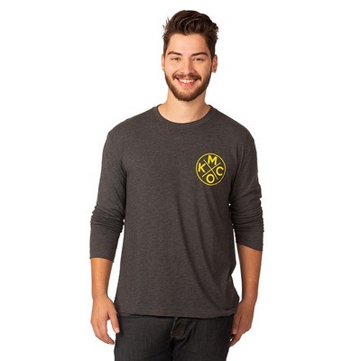 PRIMEASE® Men's Long Sleeve Tri-Blend Tee Shirt