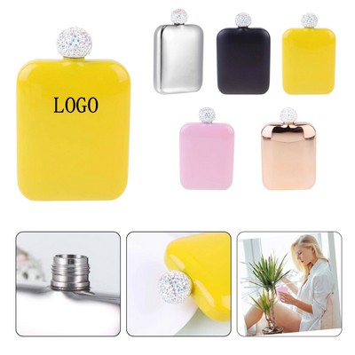 6oz Stainless Steel Wine Flask Bottle