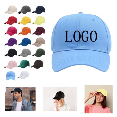 Customizable Cotton Baseball Cap