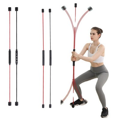 Elastic Vibration Fitness Training Bar