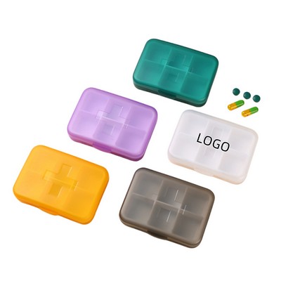 Multi-Compartment Portable Medicine Box