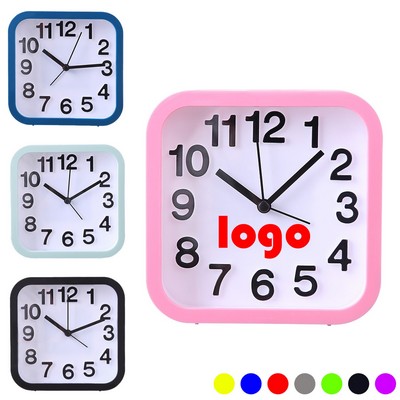 Large Retro Look Analog Alarm Clock (Yellow)