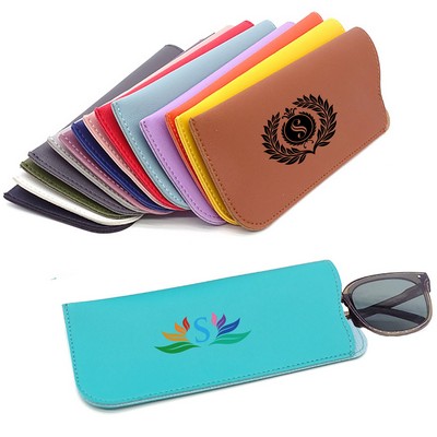 PU Leather Eyeglass Case Portable Glasses Pouch