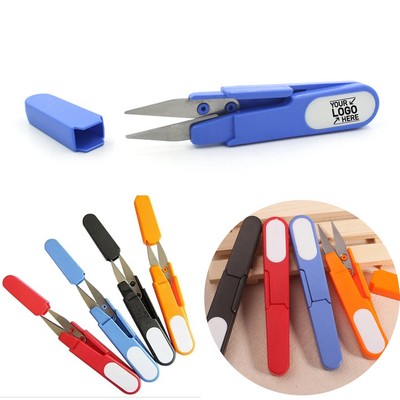 Multipurpose U-Type Small Portable Scissor with Protective Cover