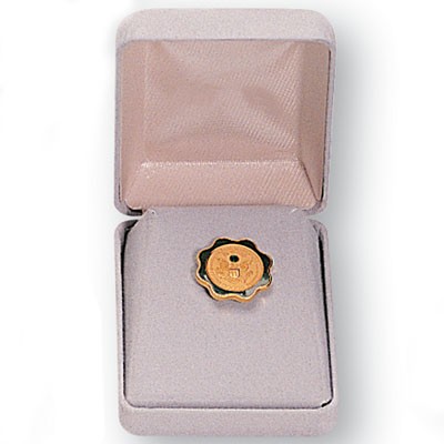 Gray Velour Jewelry Box