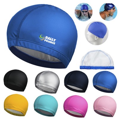 PU Coating Fabric Swim Cap