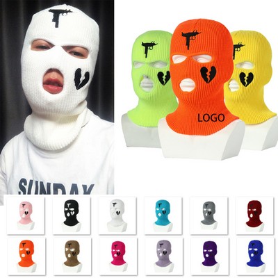 Knitted hat outdoor sports mask