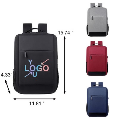Men's Large USB Charge Backpack