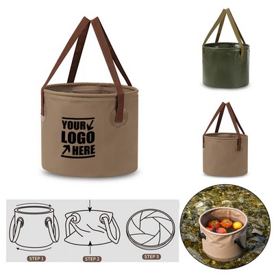Portable 20 L Outdoor Folding Bucket