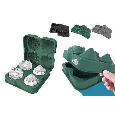 Ice Cube Tray Rose Diamond Shaped