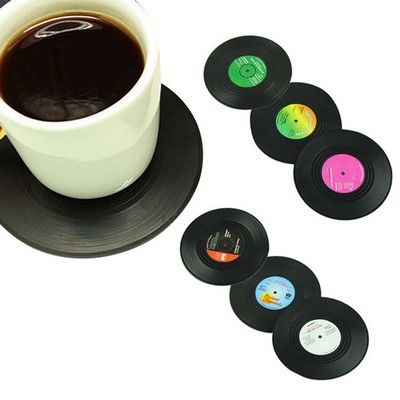 Vinyl Record Drink Coasters