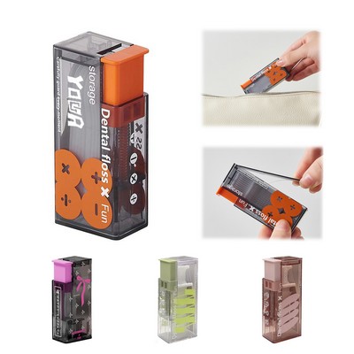 Automatic Dental Floss Picks Dispenser and Storage Box