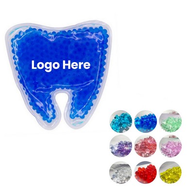 Tooth Shape Reusable Hot Cold Therapy Pack with Gel Beads