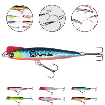 18g 3.94" Sinking Pencil Lure for Bass and Perch