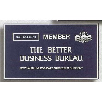 Membership Plaque (Up To 55 Sq in)