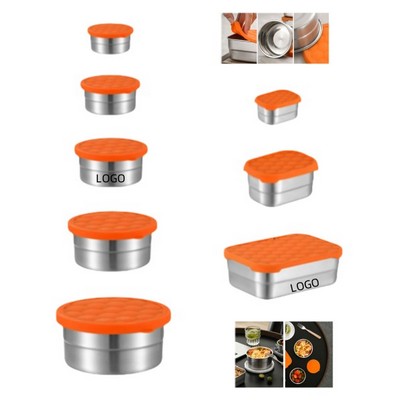 Leakproof Food Storage Container With Silicone Lid