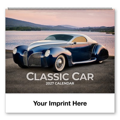 Classic Car Spiral Bound Calendar