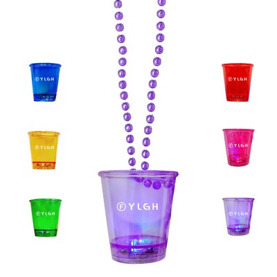 Necklace Shot Cup With LED Light