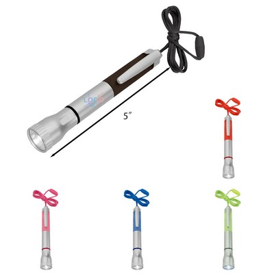 LED Torch With Illuminated Pen