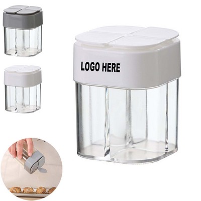 4" 1 Plastic Empty Seasoning Jar Salt and Pepper Shaker