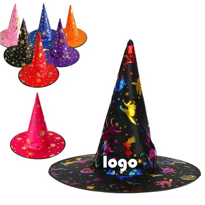 Halloween Pentagram Sorcerer Hat