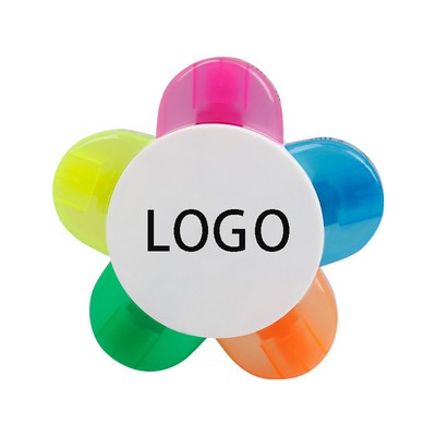 5-in-1 Multi-Color Flower Highlighter
