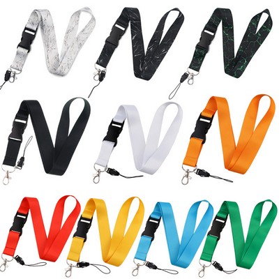 3/4" Full Colors Lanyard w/ Buckle Release