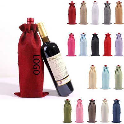 Burlap Wine Bags for Bottles